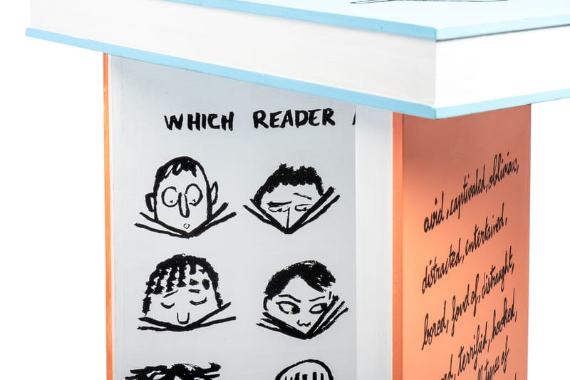 FRESH SERVICE × Jean Jullien SAMUECOAT Jean Jullien TOME Book Stool Sculpture Case Studyo | Hypebeast