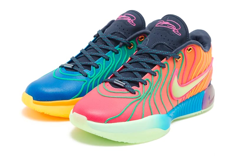 Lebron rainbow shoes on sale