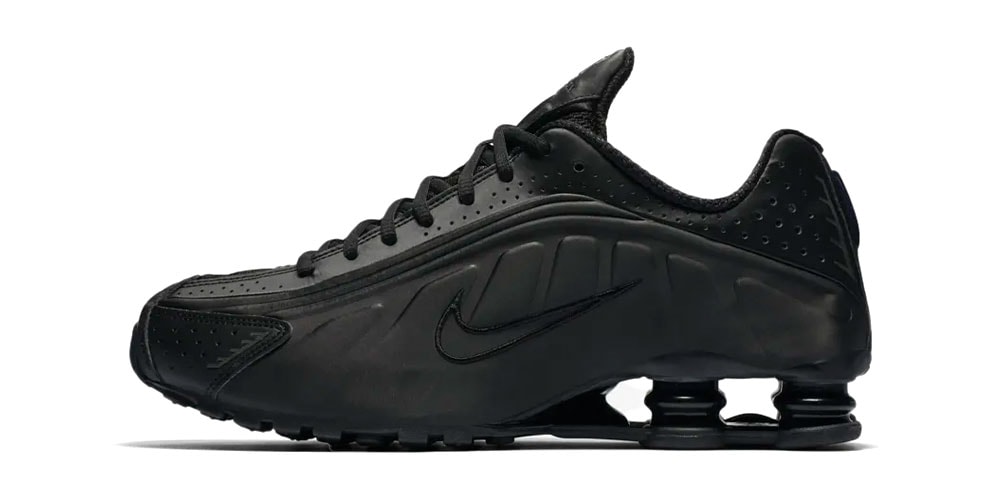 Nike Shox R4 снова в черном цвете