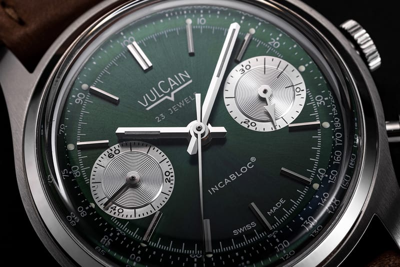 Vulcain Chronograph 1970s British Racing Green Dial Release Info