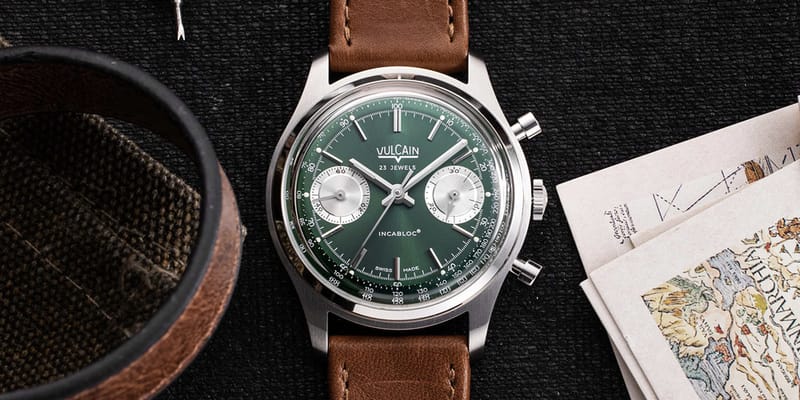 Vulcain Chronograph 1970s British Racing Green Dial Release Info