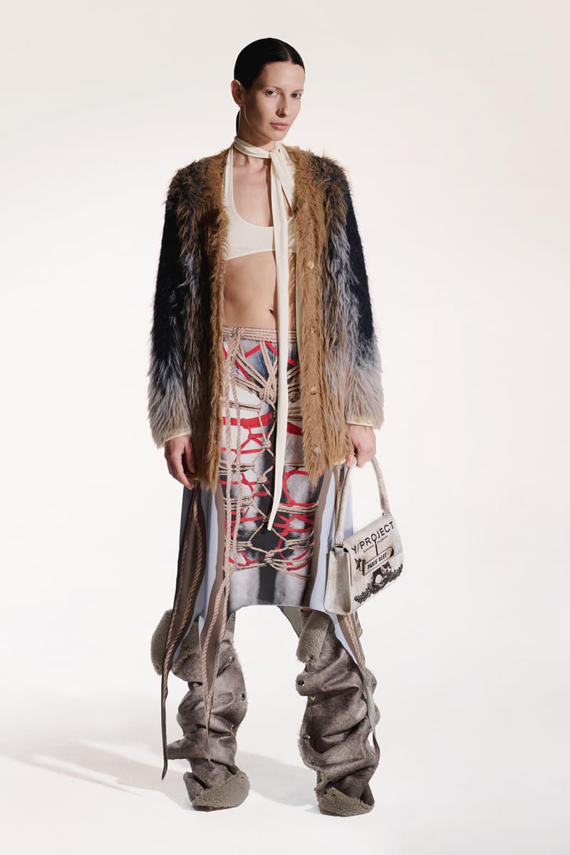 ワンピース Y PROJECT FW24 Chemisier dress (101DR004 EVERGREENWHITE) Y/Project Fall/Winter 2024 Collection | Hypebeast