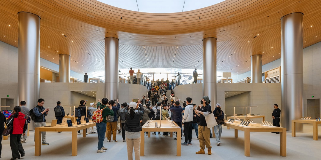 Взгляните на новый магазин Apple в Шанхае