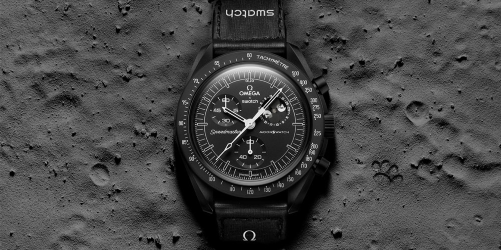 OMEGA и Swatch представляют полностью черную миссию по фазе Луны MoonSwatch