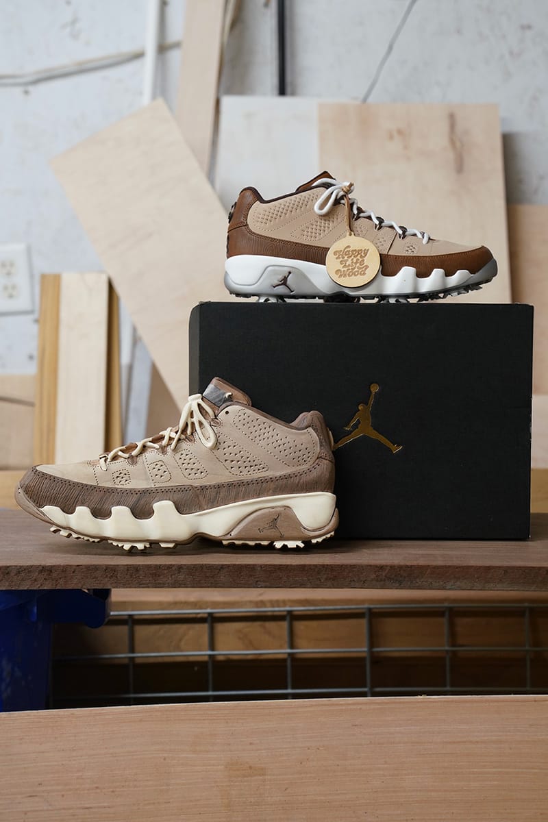Happy Life Wood × Nike Air Jordan 9 Golf The Happy Life Wood x Air Jordan 9 Golf Releases April 2024