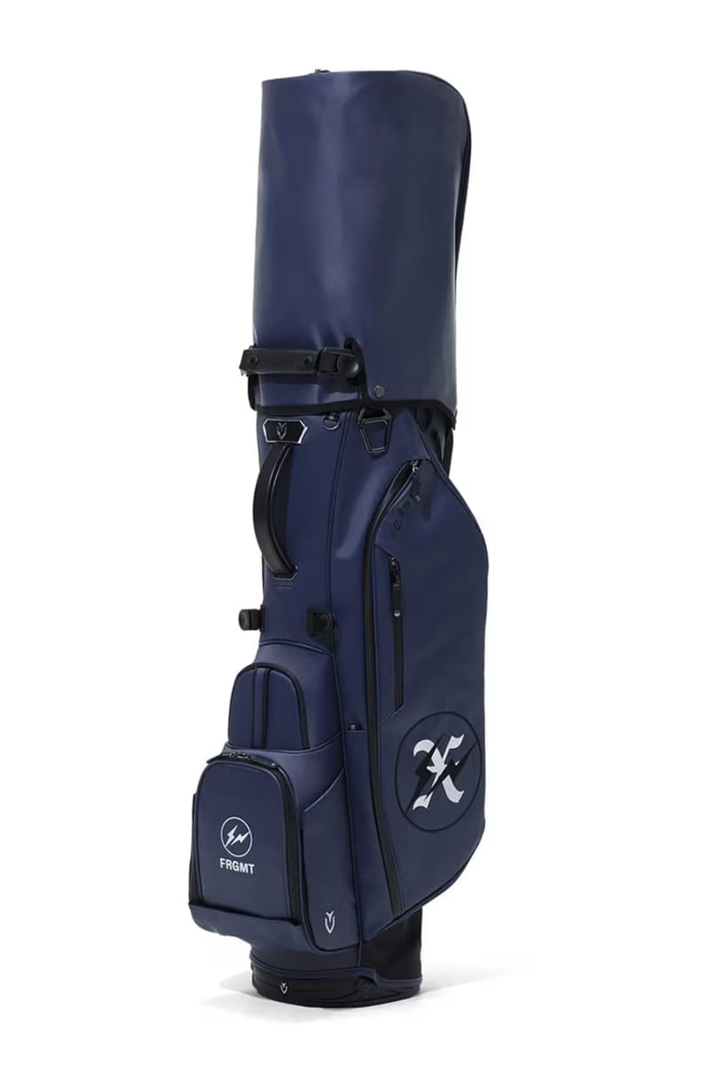 GOD SELECTION XXX x fragment design Debuts Navy Golf Bag | Hypebeast