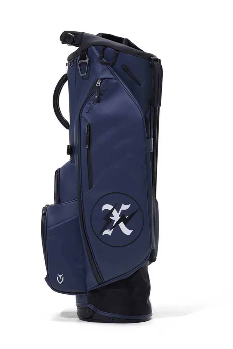 GOD SELECTION XXX x fragment design Debuts Navy Golf Bag | Hypebeast