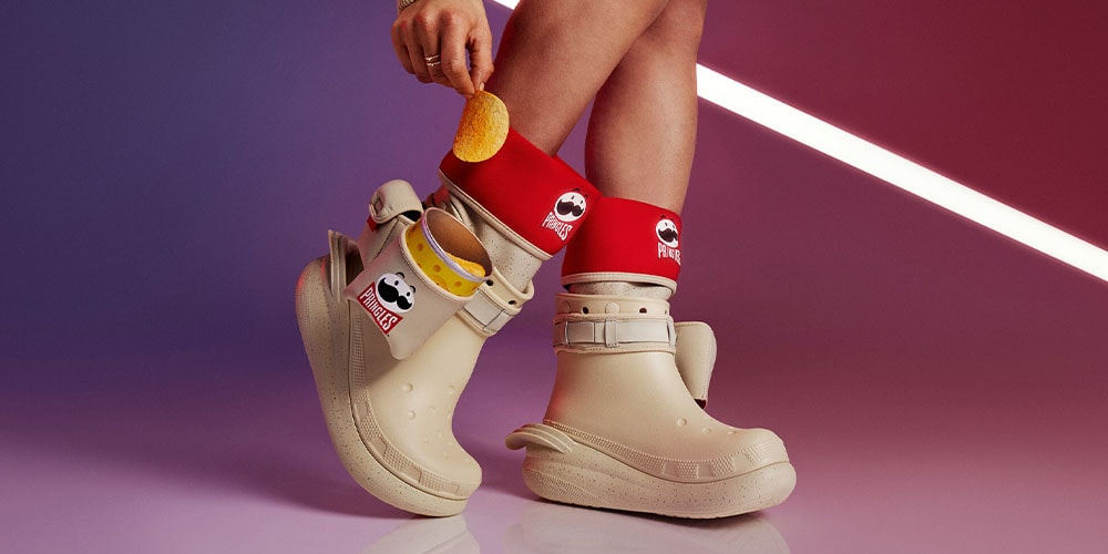 Pringles представляет первую коллаборацию обуви с Crocs