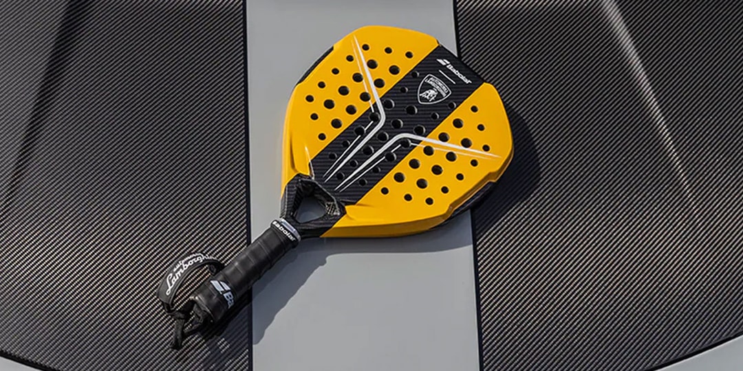 Lamborghini x Babolat Paddle Racquet Collab Info | Hypebeast