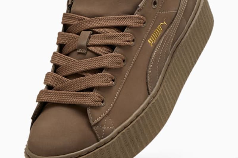 PUMA × Fenty ☆ Creeper Phatty ‘Totally Taupe' Buy Fenty x Wmns Creeper Phatty 'Earth Tone Pack - Green Fog