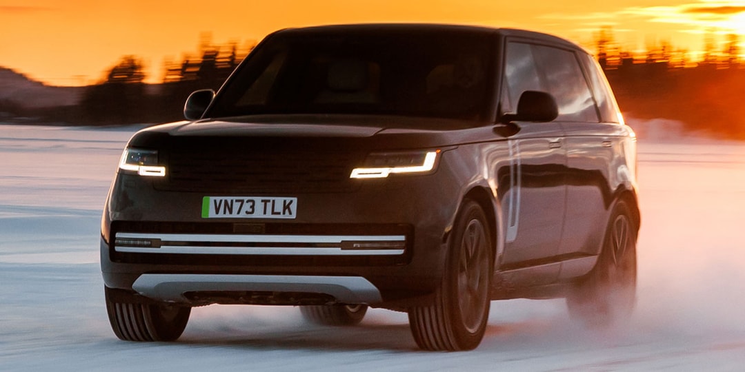 Range Rover Prototype Models Range Rover Electric Prototype Arctic Testing | Hypebeast