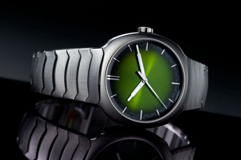 H. Moser Streamliner Matrix Green Purple Haze | Hypebeast