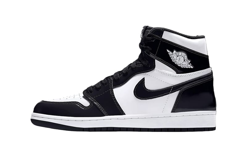 Air shops jordan 1 white patent leather