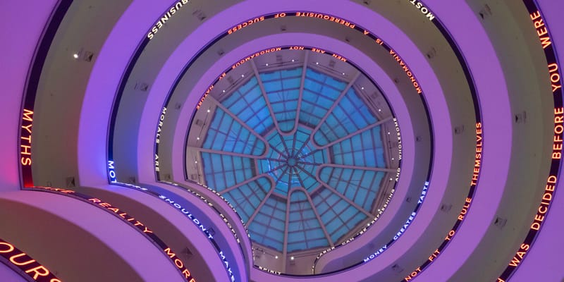 Jenny Holzer Guggenheim New York Light Line Installation