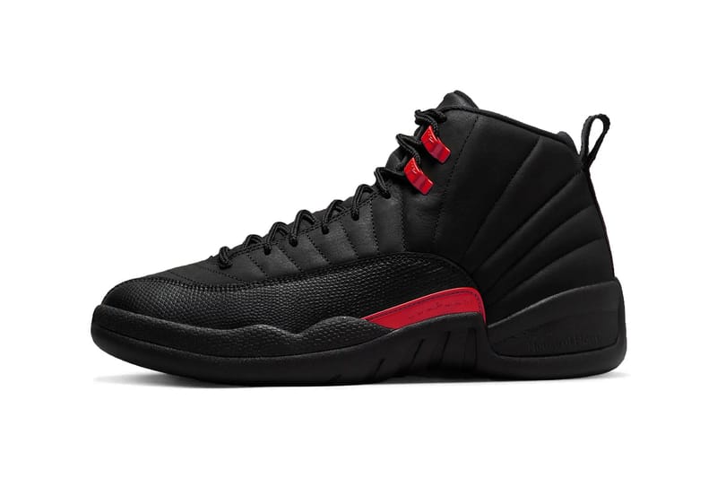 Black and red jordan 12 best sale