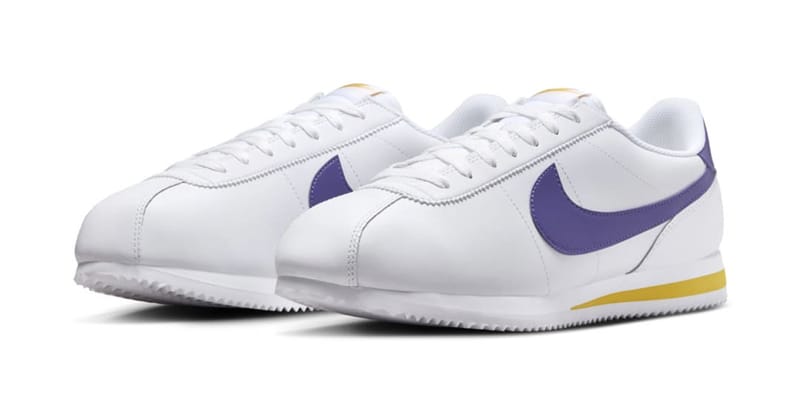 Nike cortez lakers online