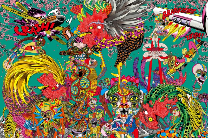 ED200 200枚限定　ART POSTER Keiichi Tanaami Keiichi Tanaami（田名網敬一） Garden of Abundance