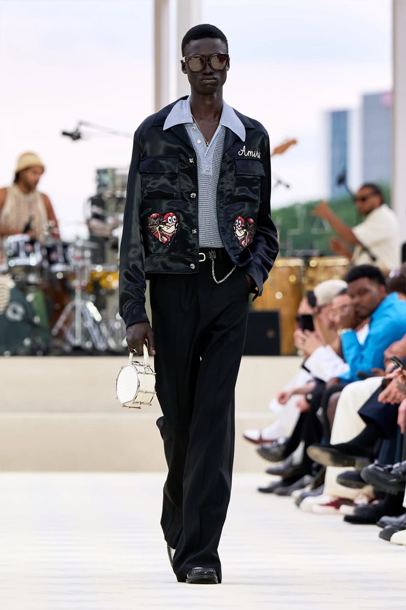ブルゾン AMIRI SS25 MA MUSIC NOTE BLOUSON (AMOUBN1074 001) AMIRI - Men Ma Music Note Blouson – Atelier New York