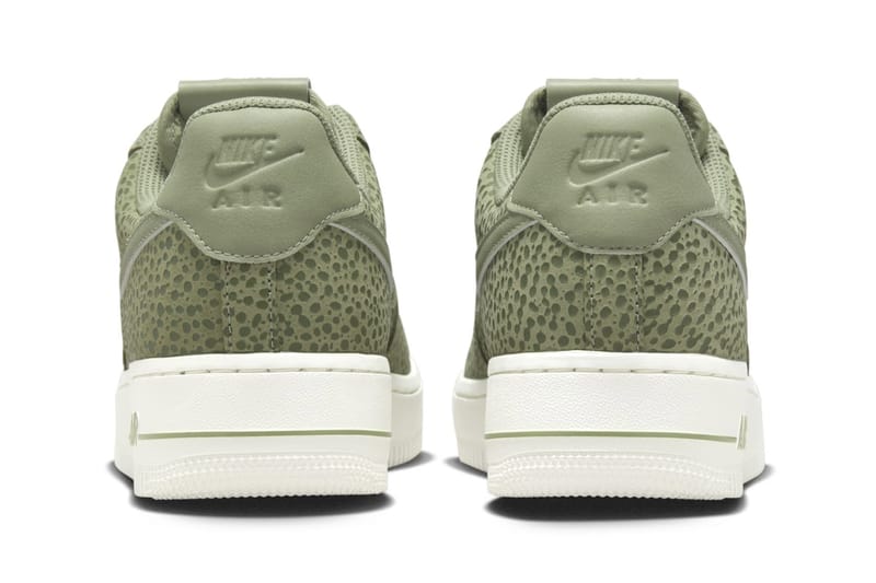 Nike Air Force 1 Low Safari “Oil Green,” 