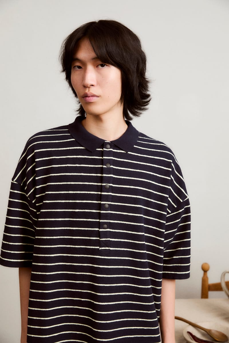 UNFEIGNED【アンフェインド】OVERSIZE POLO SWEAT UNFEIGNED アンフェインド OVERSIZE POLO SWEAT