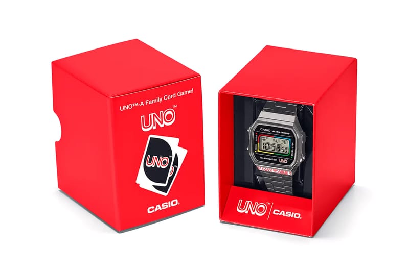 Casio x UNO A168 Watch Collaboration | Hypebeast