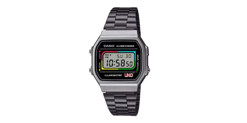 Casio x UNO A168 Watch Collaboration | Hypebeast