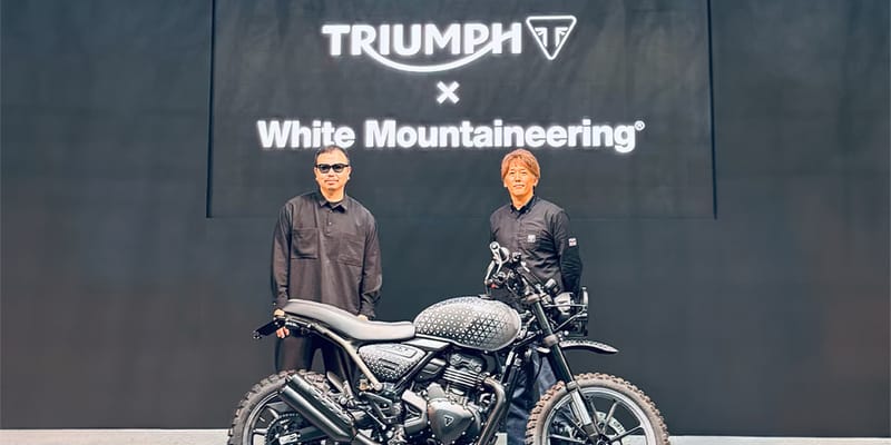 White Mountaineering x Triumph Scrambler 400 X Collab | Hypebeast