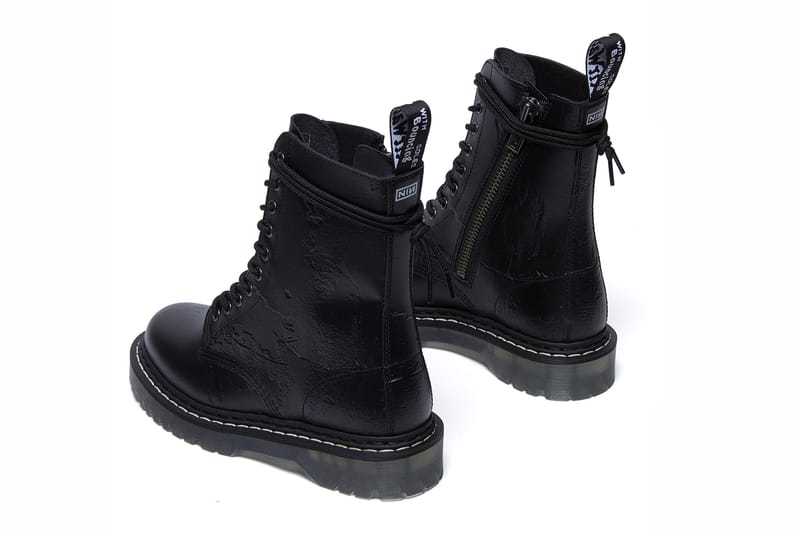 Dr.martens 10ホールブーツ nine inch nails コラボ - メルカリ