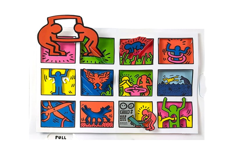 アート・デザイン・音楽 KEITH HARING 1997 1ST POP ART EXHBT BOOK Keith Haring Estate Vintage 1997 1st Edtn Landmark Volume