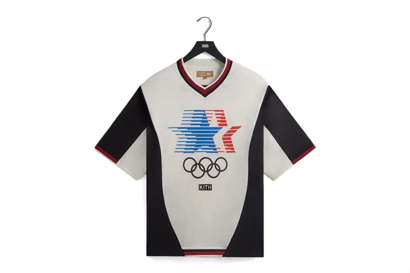KITH USAオリンピックパッチワークシャツ Kith Celebrates the 2024 Paris Olympics with Team USA and