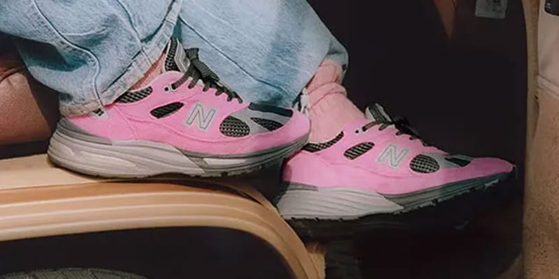 New balance pink suede best sale