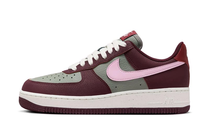 Air force 1 burgundy mens best sale