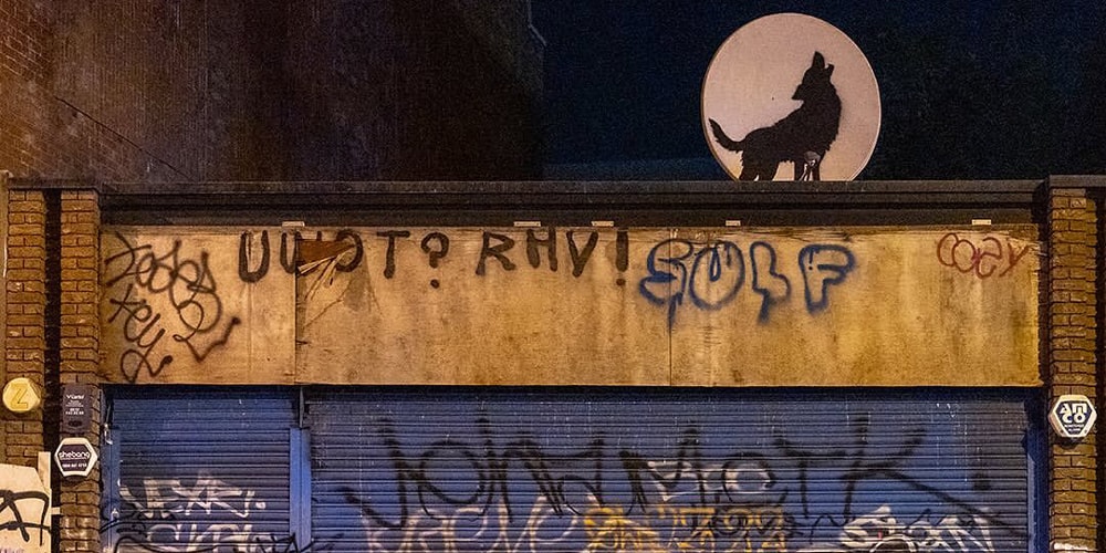 Banksy's Wolf Artwork Stolen in London | Hypebeast