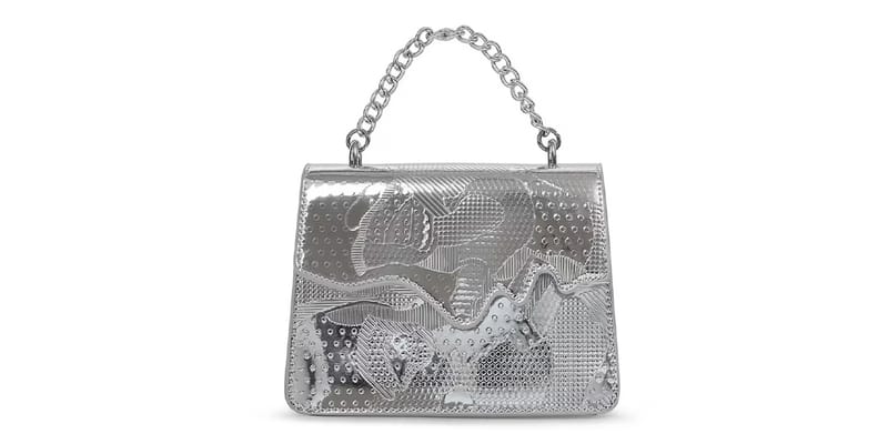 バッグ Chain Kiss-lock HandBag Silver studs Y2k kidsuper-chrome-kissing-bag-