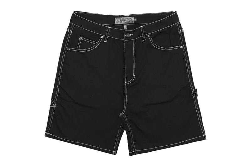 Nylonjersey Printed logo shorts BLACK – HYPEGOLF ONLINE STORE