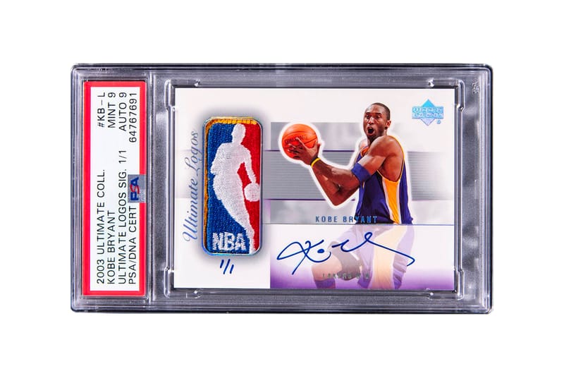 コービー　カード Kobe Bryant Lakers Logoman Card Sells $1.6 Million Auction