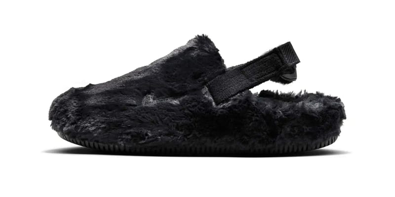 Furry slippers nike online