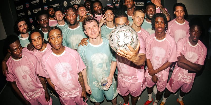【KidSuper Studios】サッカー ジャージ Tシャツ KidSuper and Trapstar's Football Jerseys Put Pastels on the
