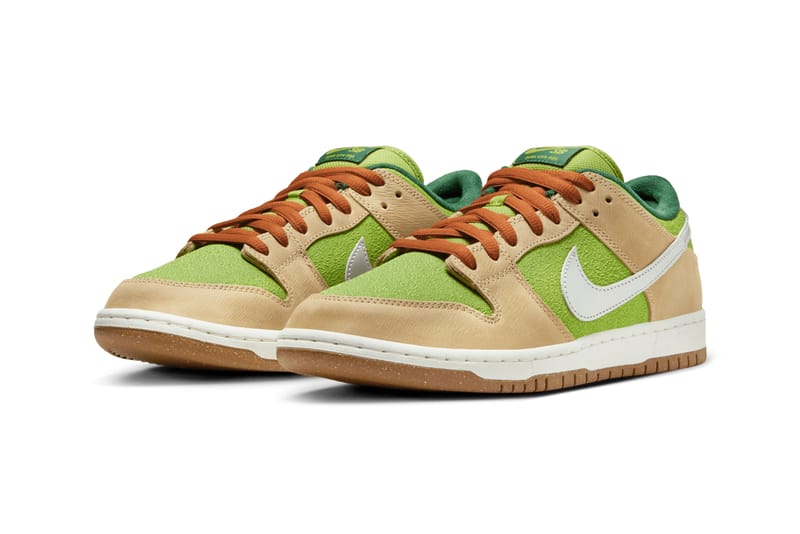 Nike SB Dunk Low Sesame and Pear FQ7585-200 Release Date | Hypebeast
