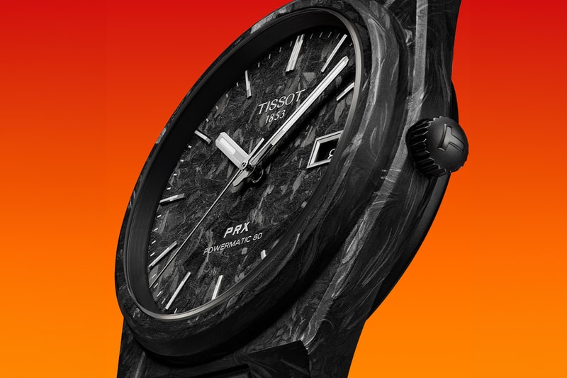 Tissot PRX Powermatic 80 Gradient Forged Carbon | Hypebeast