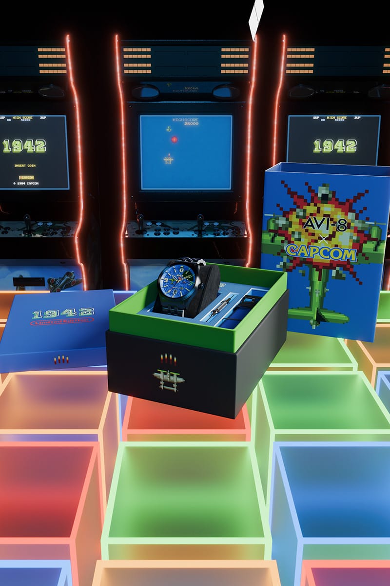 AVI-8 x Capcom Flyboy 1942 Pixel Limited Edition | Hypebeast