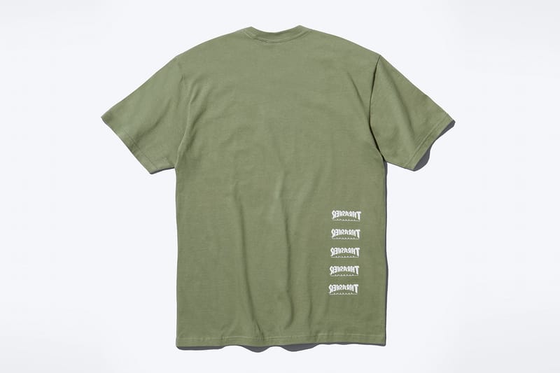 Olive thrasher shirt best sale