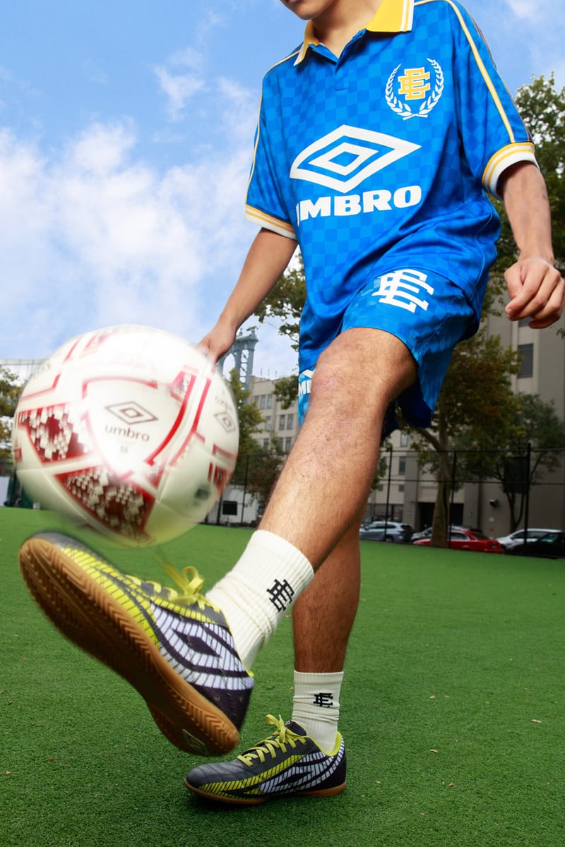 Eric Emanuel Hits the Pitch with Umbro | Hypebeast