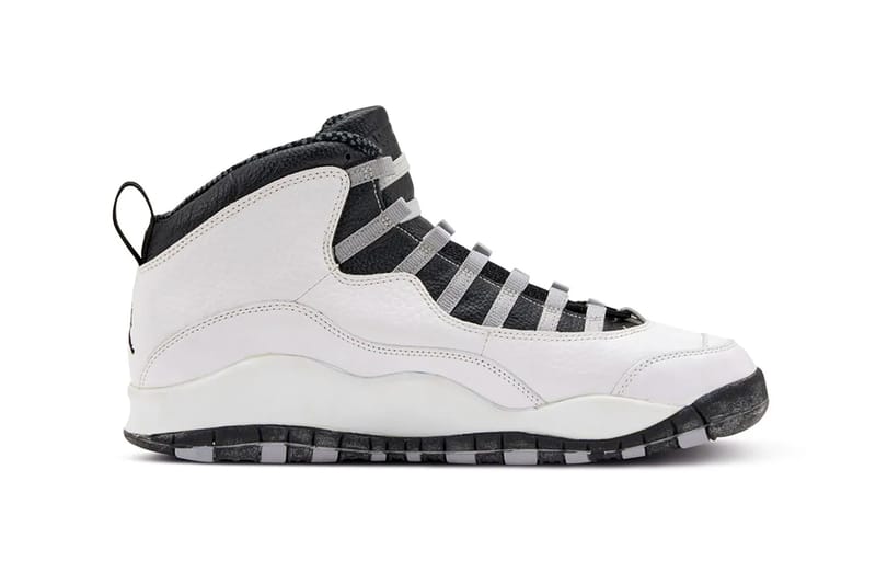 Air jordan 10 argento on sale