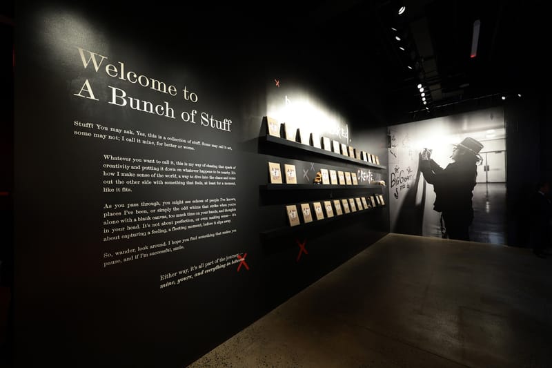 Johnny Depp Shows 'A Bunch of Stuff' in Debut Art Exhibition