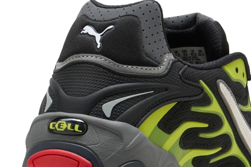 国内配送 PUMA A$AP ROCKY INHALE MESH BLACK/W.WHITE/LIME POW A$AP ROCKY x PUMA Inhale Mesh Sneakers | PUMA