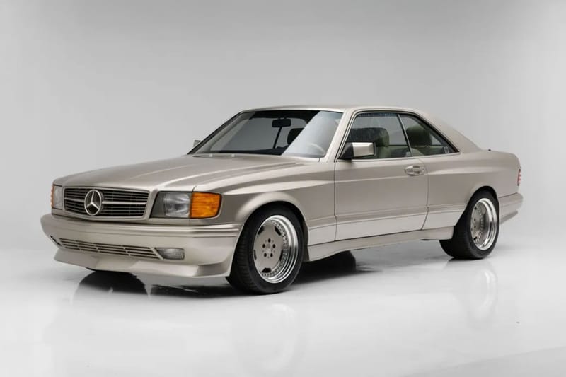 GC-1850 M BENZ 560SL/E250限定版画サイン額装作家平右ヱ門の