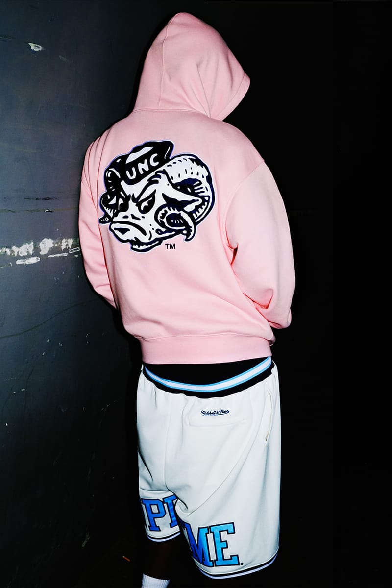 Supreme x Mitchell & Ness NCAA Hockey Jersey 'White' — Kick Game