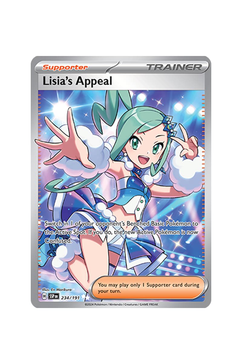 new pokemon set surging sparks card list