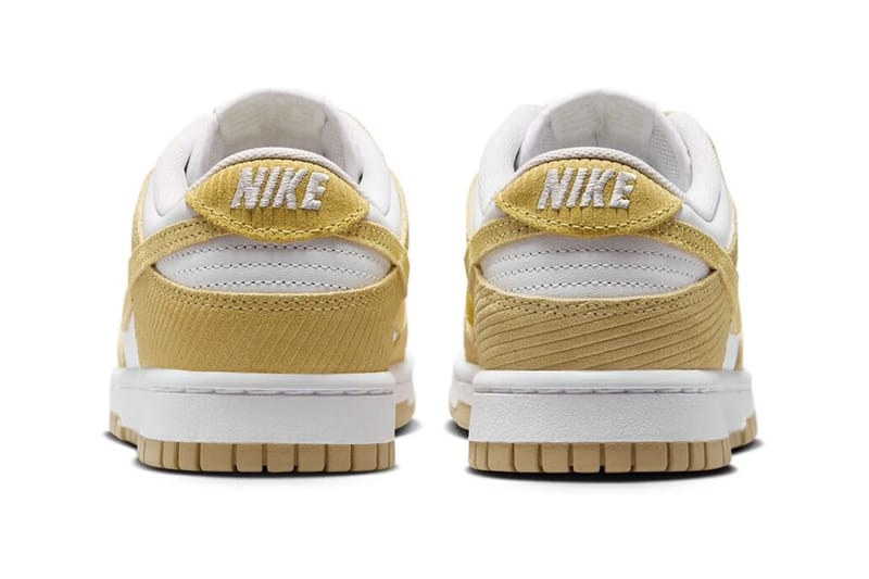 Nike Dunk Low “Yellow Corduroy” Release Info | Hypebeast